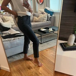 Straight leg black jeans s